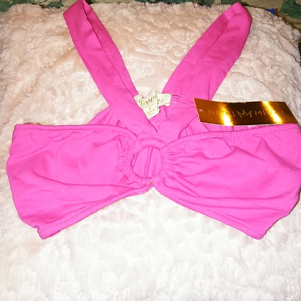 Nicki Minaj "BARBIE Pink" Sexy "O" Ring  Top